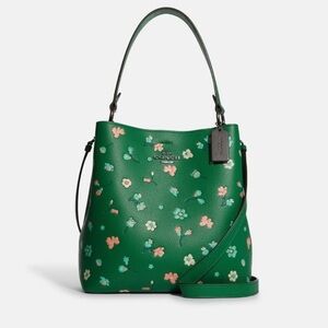 Coach Town Bucket Bag with Mystical Floral Print